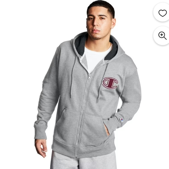 Champion Men's 2XL Full Zip Hoodie - Picture 1 of 11